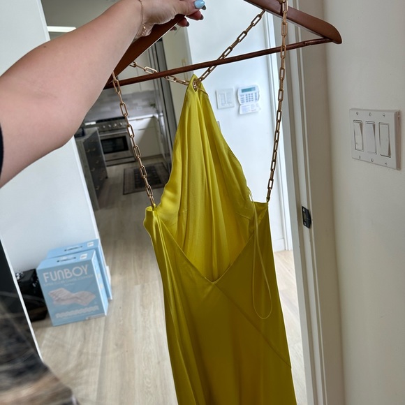 Cult Gaia Minna Dress in Tahdig Yellow NWT - Picture 5 of 7